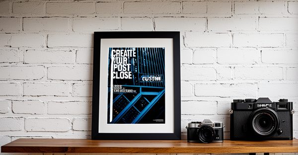 Affiche et cadre personnalisés : créez votre déco unique